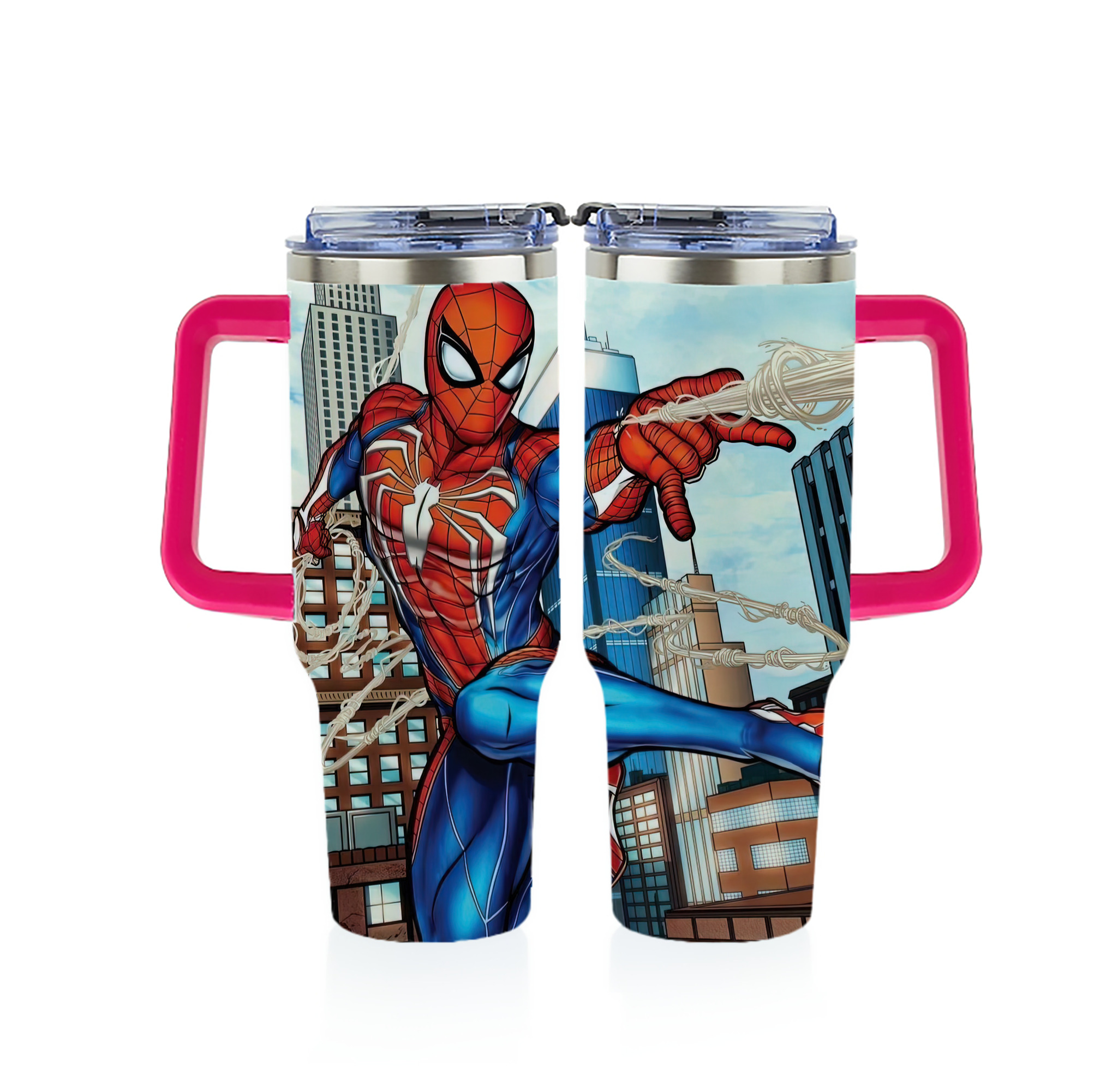 （画像用） Spider Man スパイダーマン 1200ｍLフルプリント車用タンブラー